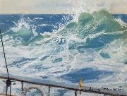 William Stott of Oldham Sunlit Wave oil painting artist